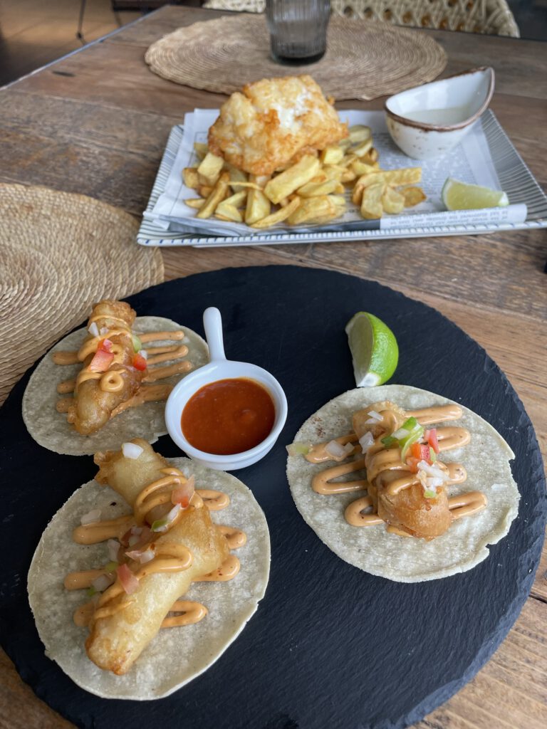 Fish tacos und Fish and Chips im MAONA - ein weiteres Mallorca Restaurant